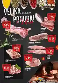Namex akcija – sve za sušenje mesa i velika akcija mesa do 5. decembra 2025
