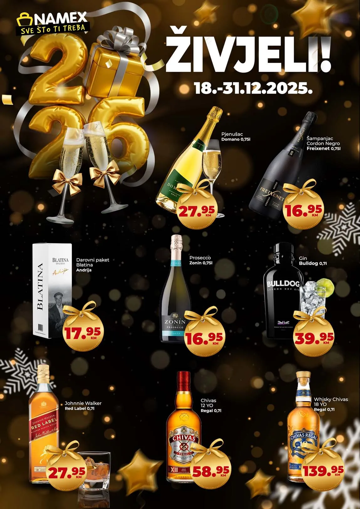 Namex Vikend akcija sniženja Namex Vikend akcija Sva sniženja na jednom mjestu