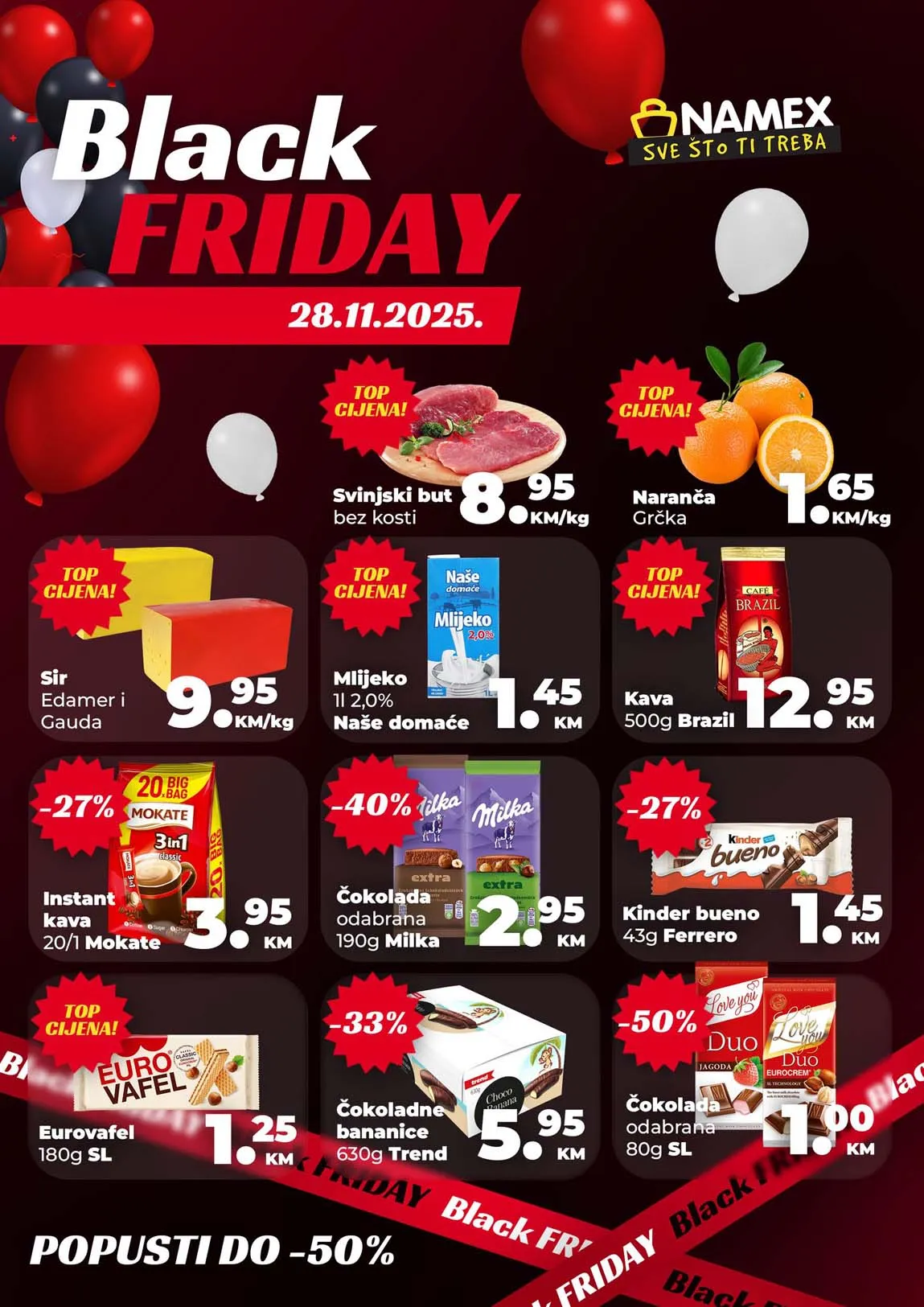 Namex Vikend akcija Sva sniženja na jednom mjestu