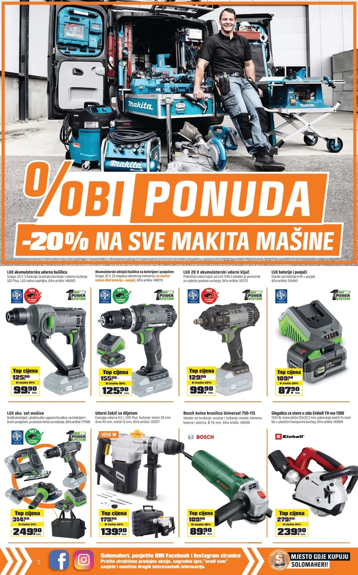 OBI Solomaheri mogu sve strana 7 – promotivne cijene opreme za dom BiH