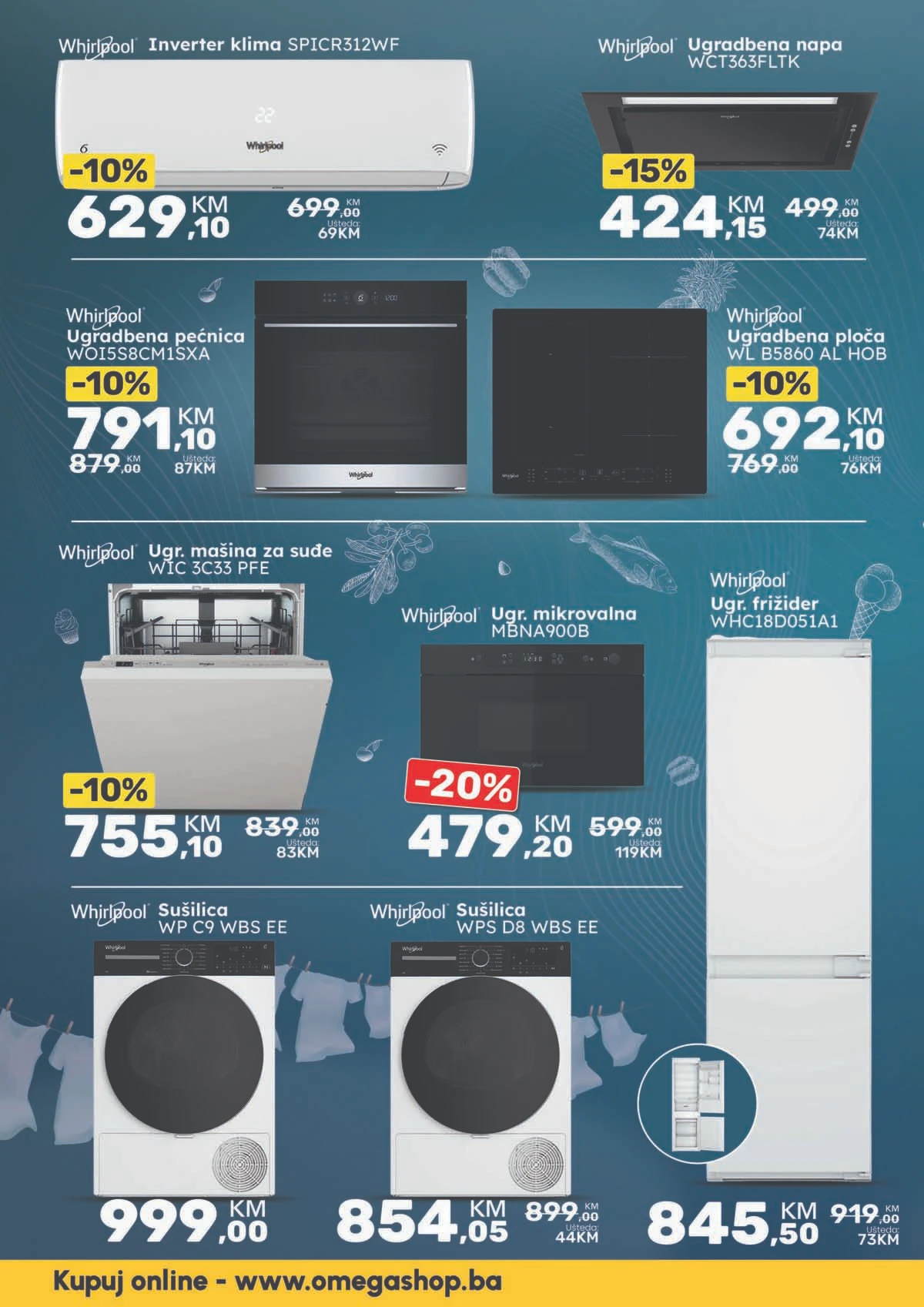 Omega Shop akcija tehnike katalog strana 8 sniženja do 31.03.2026