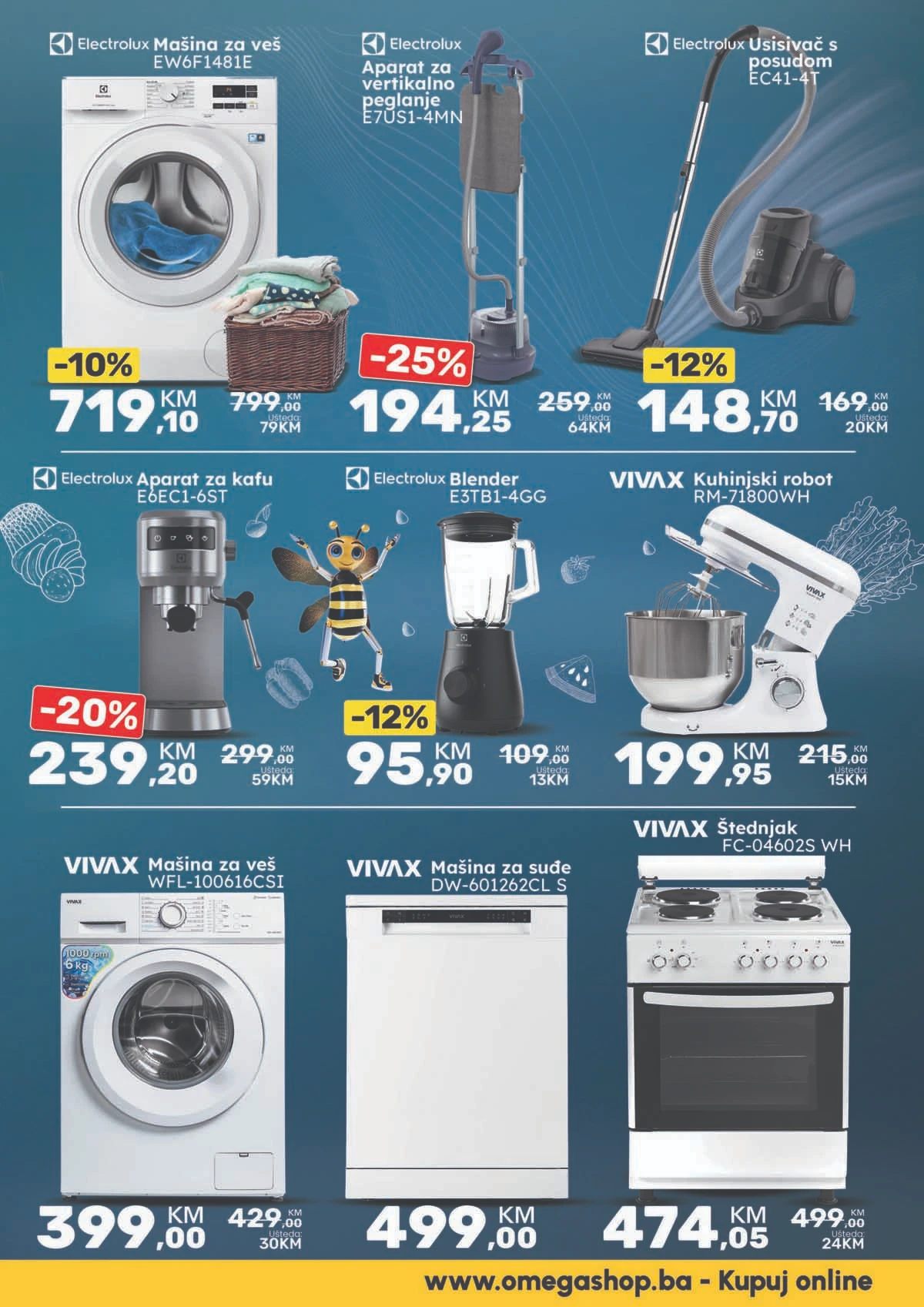 Omega Shop akcija tehnike katalog strana 9 sniženja do 31.03.2026