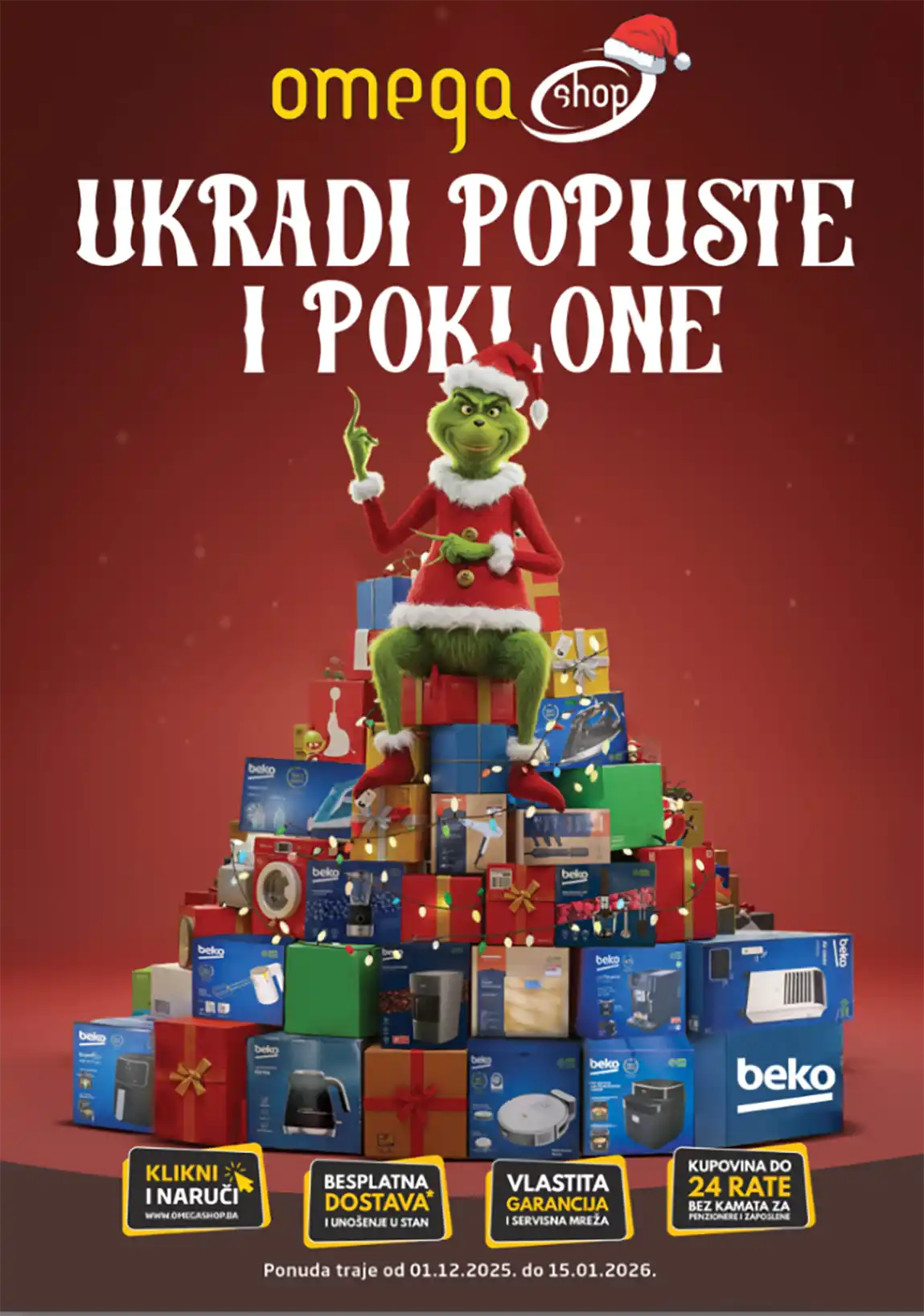 OMEGA Akcija BLACK NOVEMBER - BLACK FRIDAY