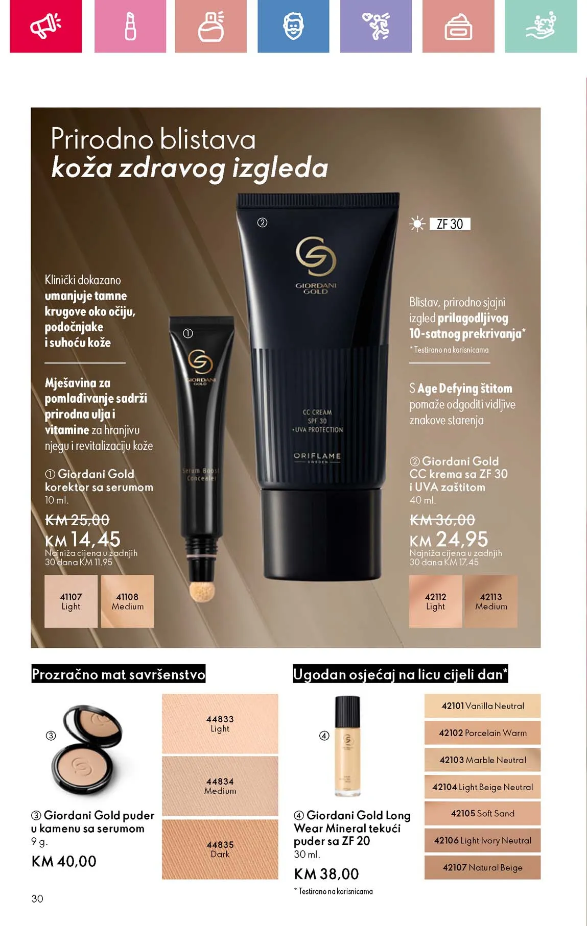 Oriflame katalozi katalog akcija