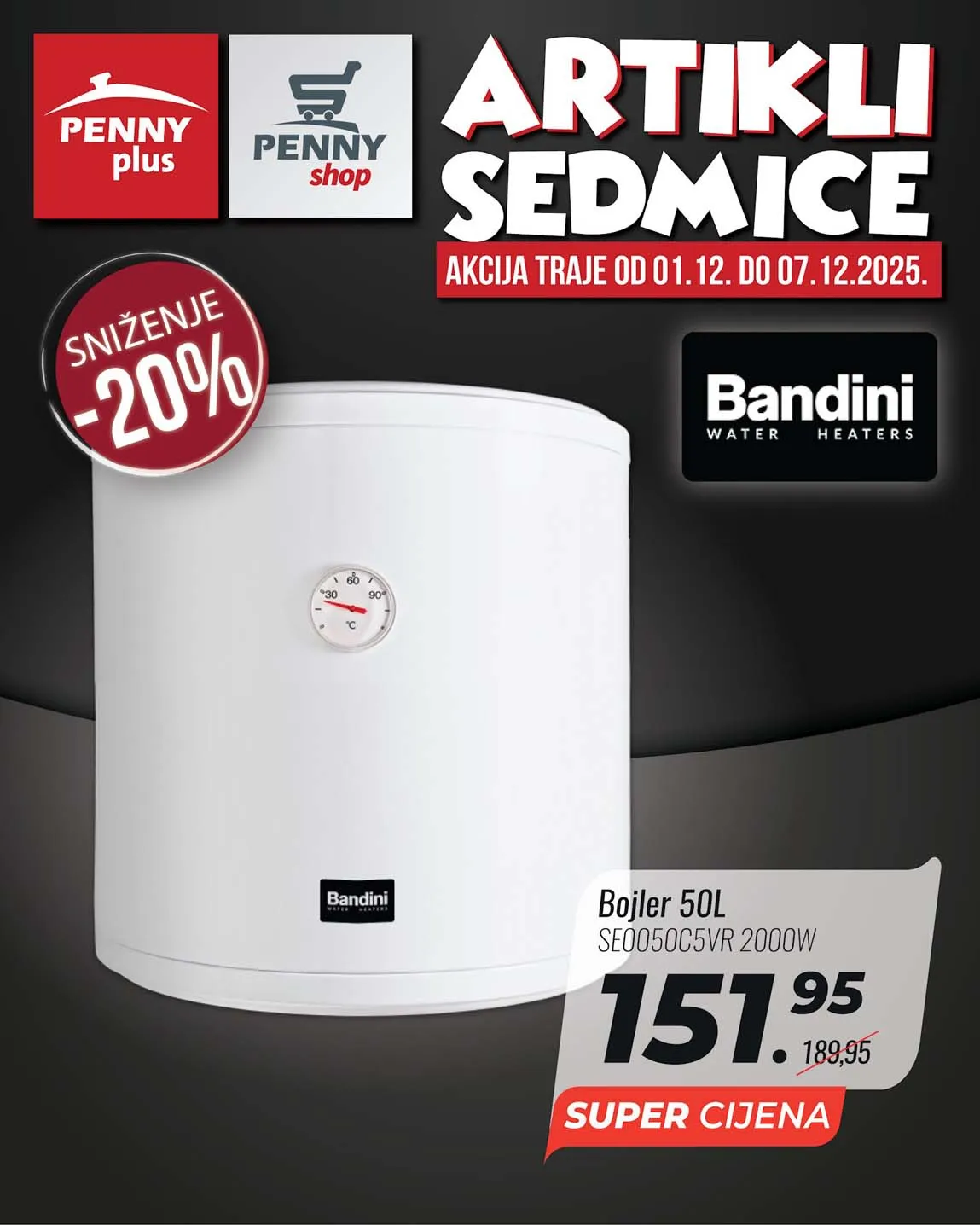 PENNY PLUS arikli sedmice