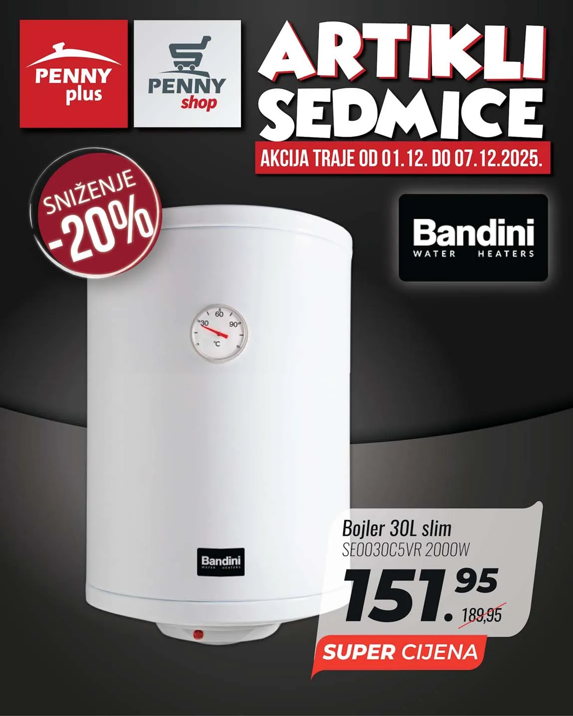 PENNY PLUS arikli sedmice