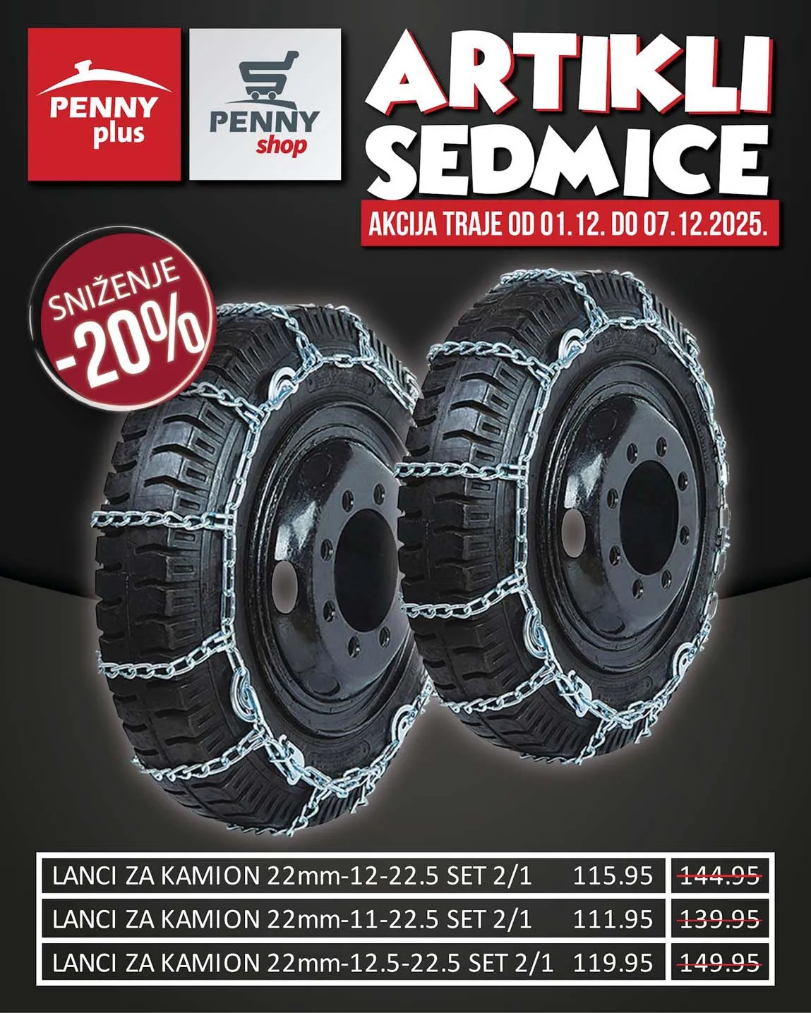 PENNY PLUS arikli sedmice