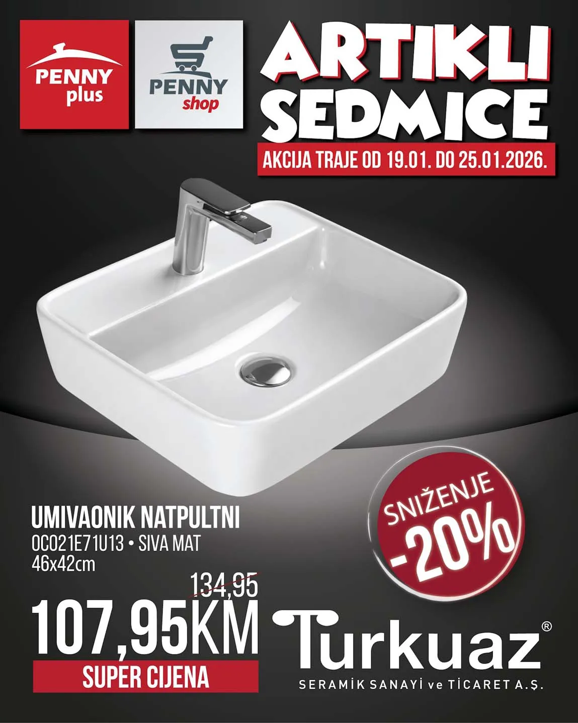 PENNY PLUS arikli sedmice