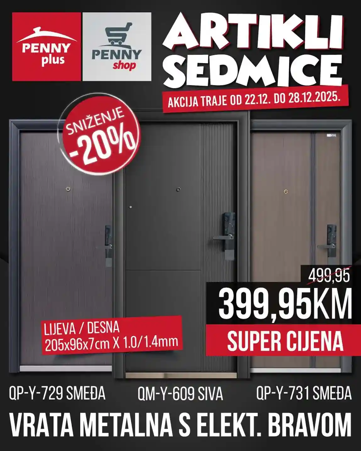 PENNY PLUS arikli sedmice