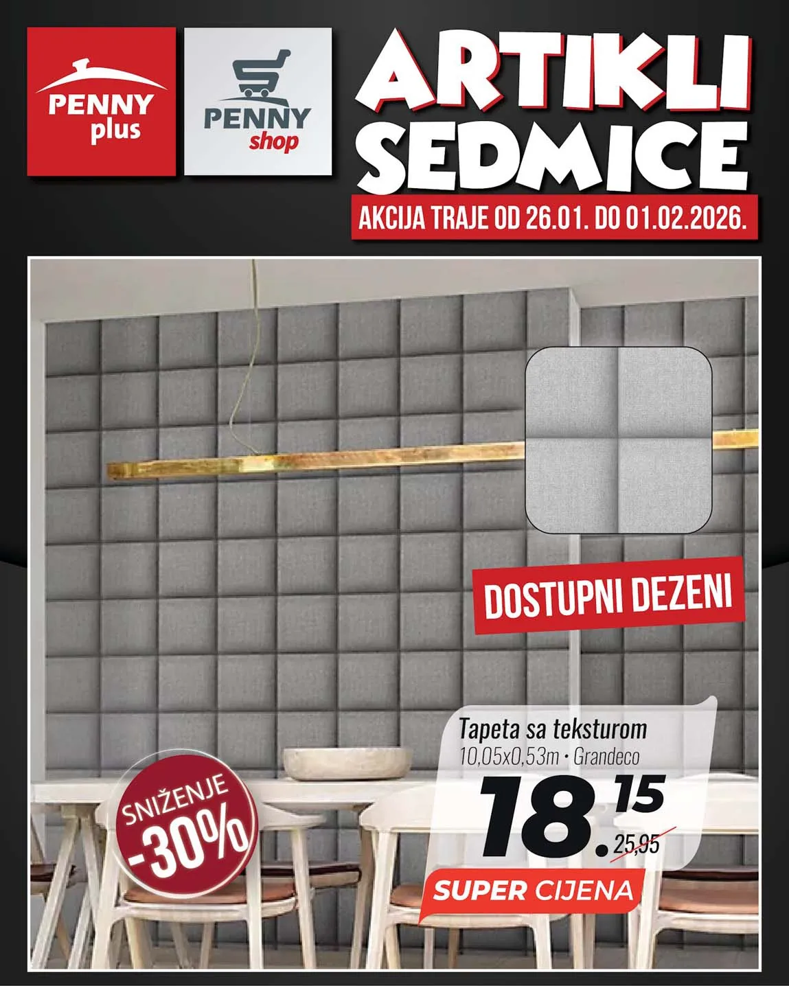 PENNY PLUS arikli sedmice