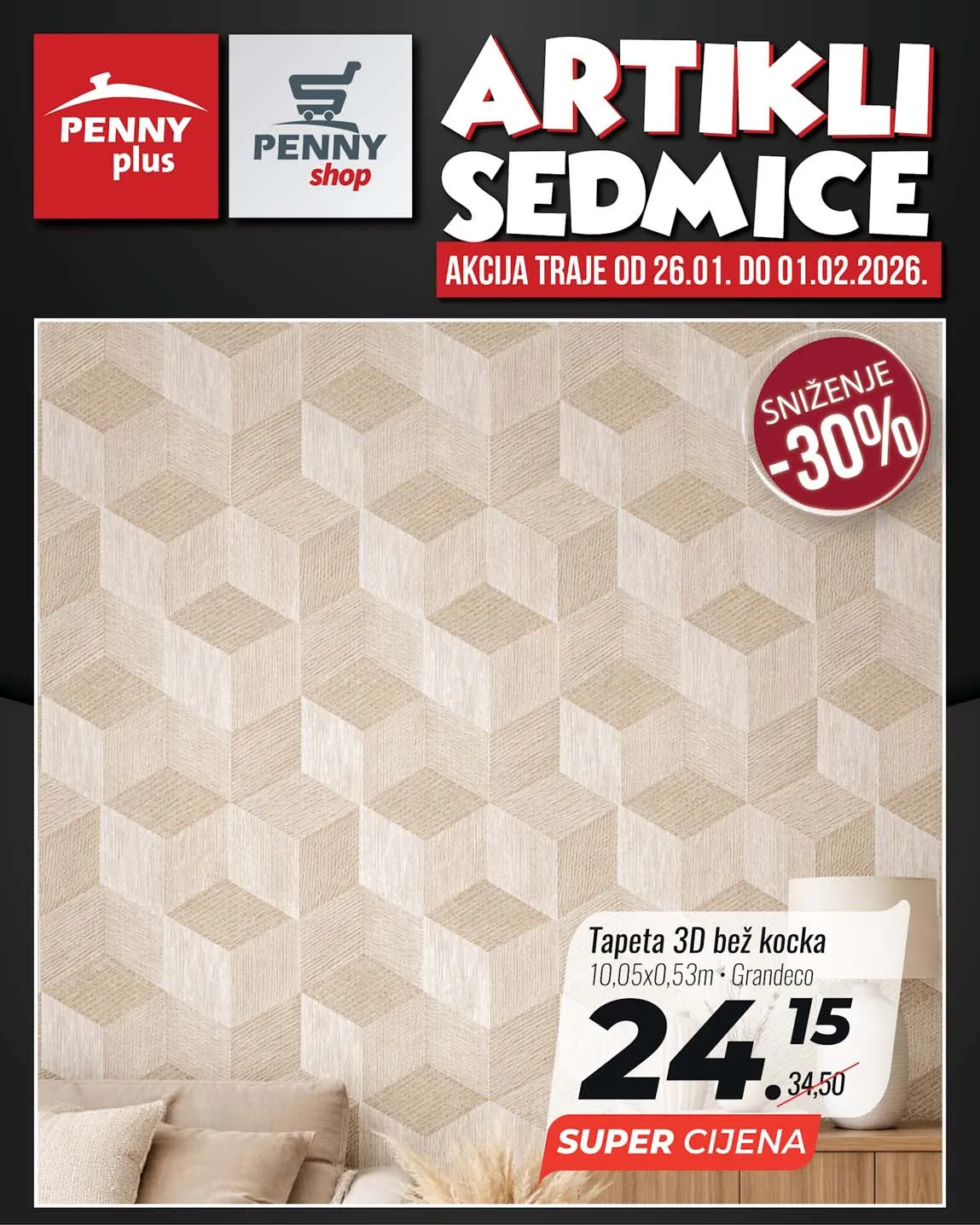 PENNY PLUS arikli sedmice