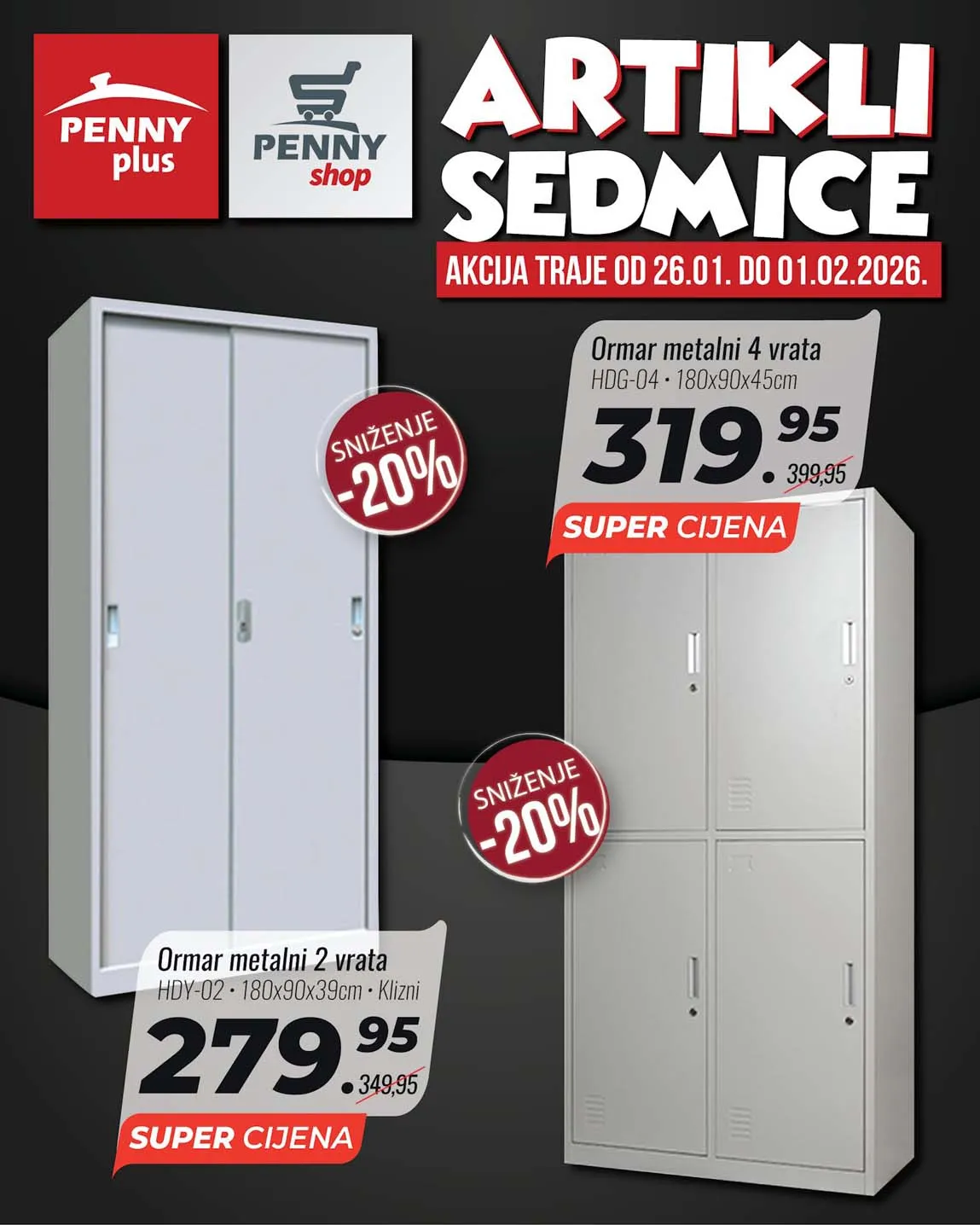 PENNY PLUS arikli sedmice