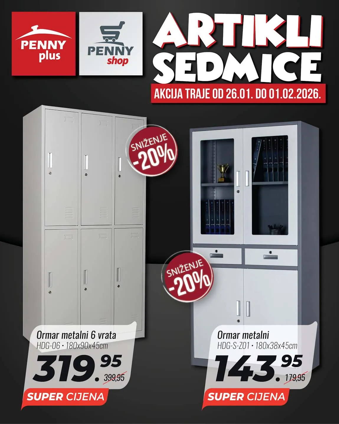 PENNY PLUS arikli sedmice