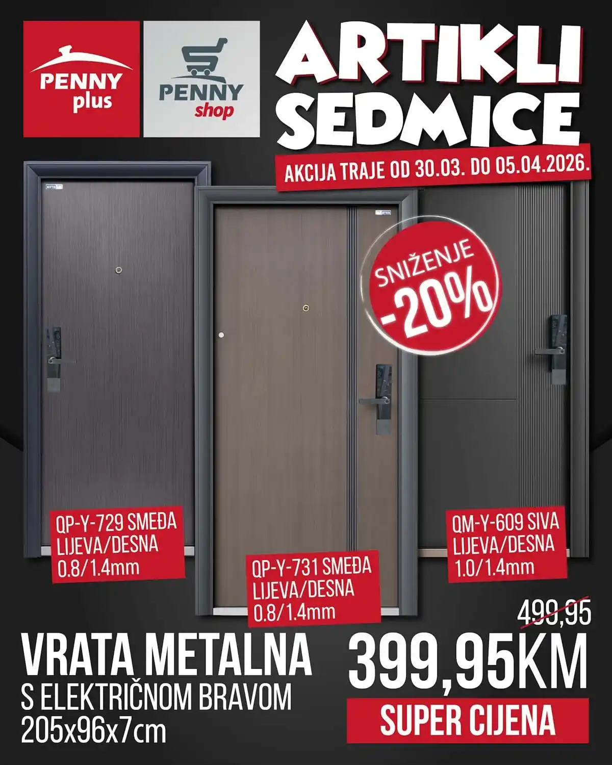 Penny Plus artikli sedmice – strana 1 Penny Plus katalog strana 1 – artikli sedmice do 05. aprila 2026
