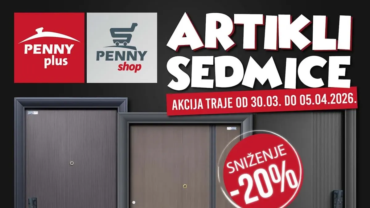 Penny Plus artikli sedmice – sniženja do 20 posto do 05. aprila 2026
