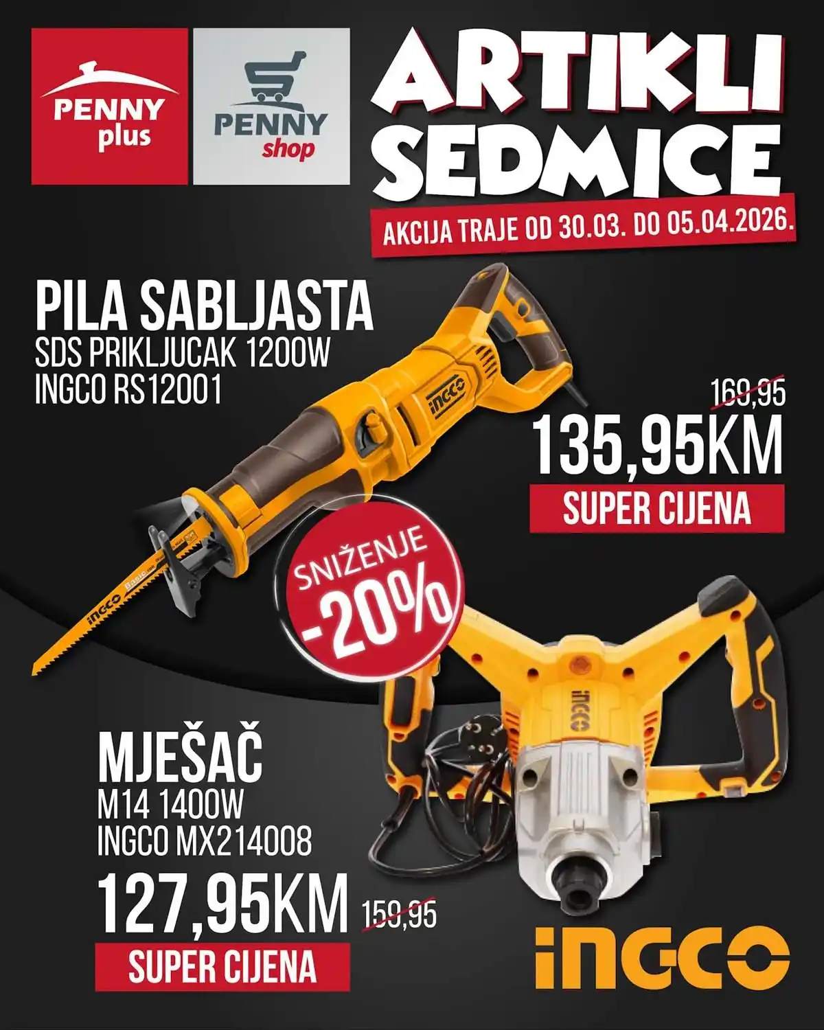 Penny Plus artikli sedmice – strana 4 Penny Plus katalog strana 4 – artikli sedmice do 05. aprila 2026