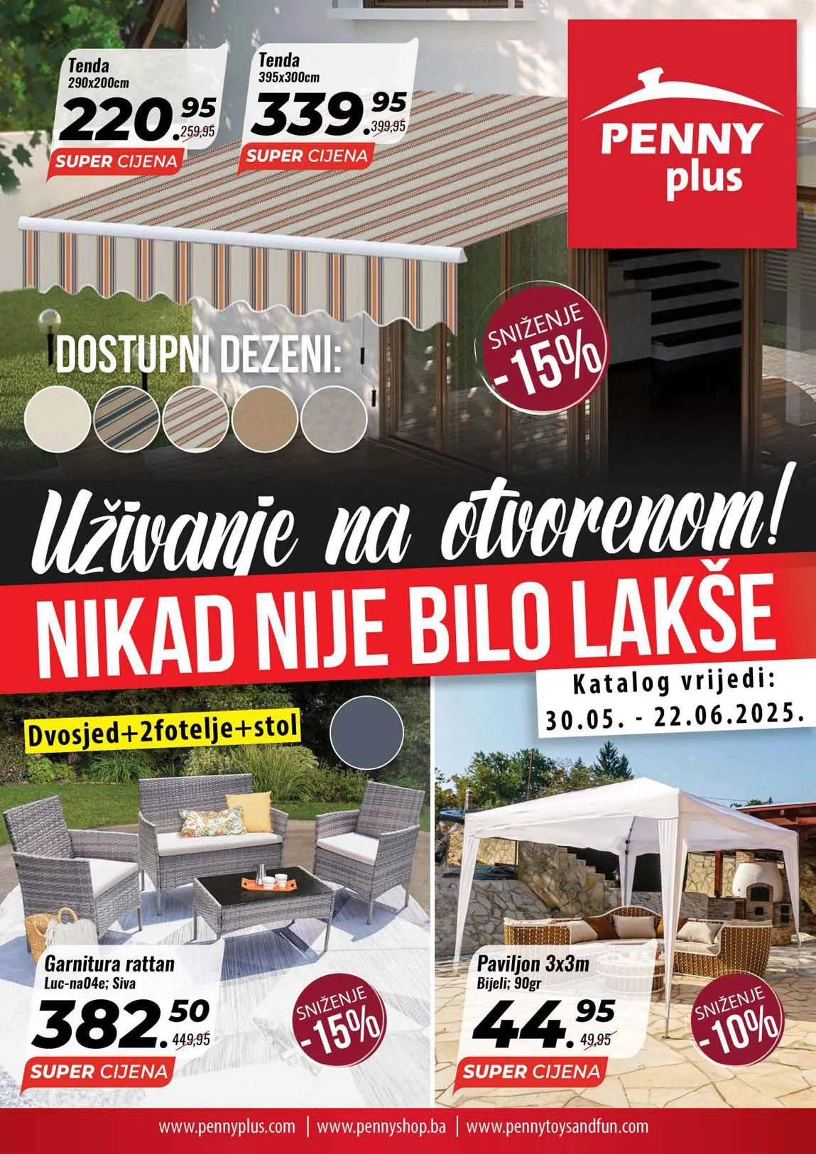 PENNY PLUS akcija Uživanje na otvorenom Katalog sniženja do 22.06.2025