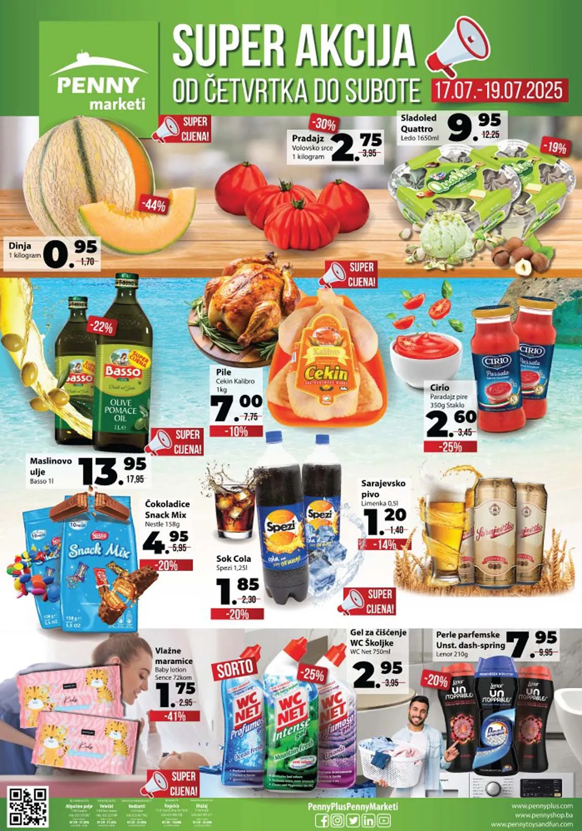 Penny marketi Vikend akcija sniženja do 19.07.2025. Popusti do 70%! 