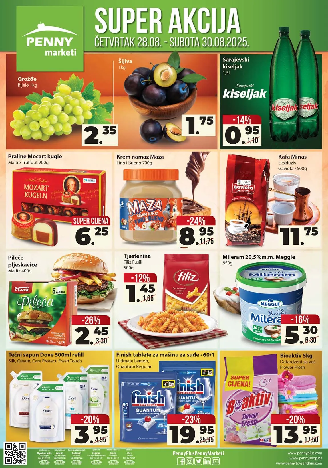 Penny marketi Vikend akcija sniženja do 30.08.2025