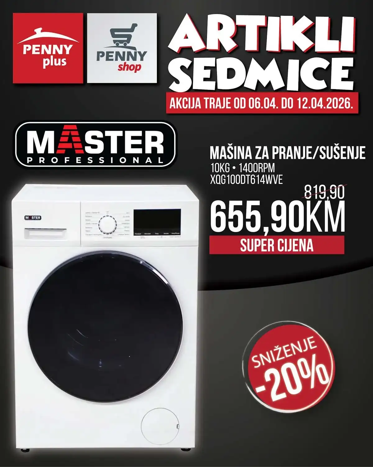 Penny Plus katalog strana 2 – artikli sedmice do 12. aprila 2026