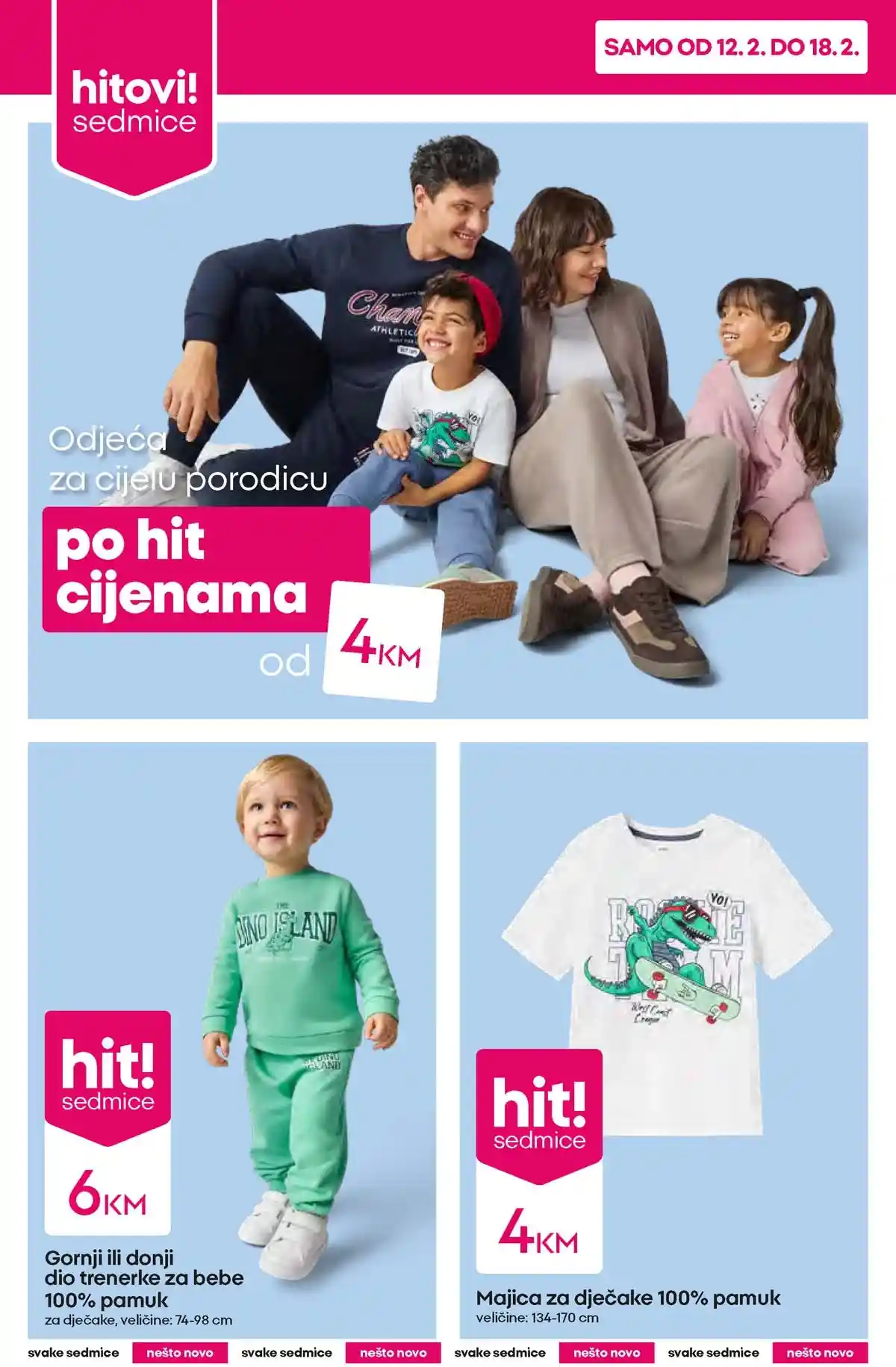 PEPCO katalog strana 2 – akcija odjeće, dječijih artikala i kućnih dodataka