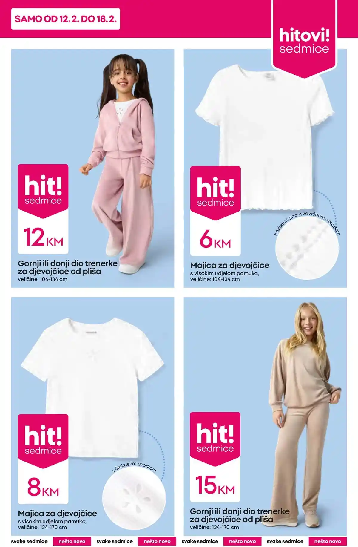 PEPCO Hitovi sedmice katalog strana 5 – sniženja odjeće i dodataka za dom do 18. februara 2026