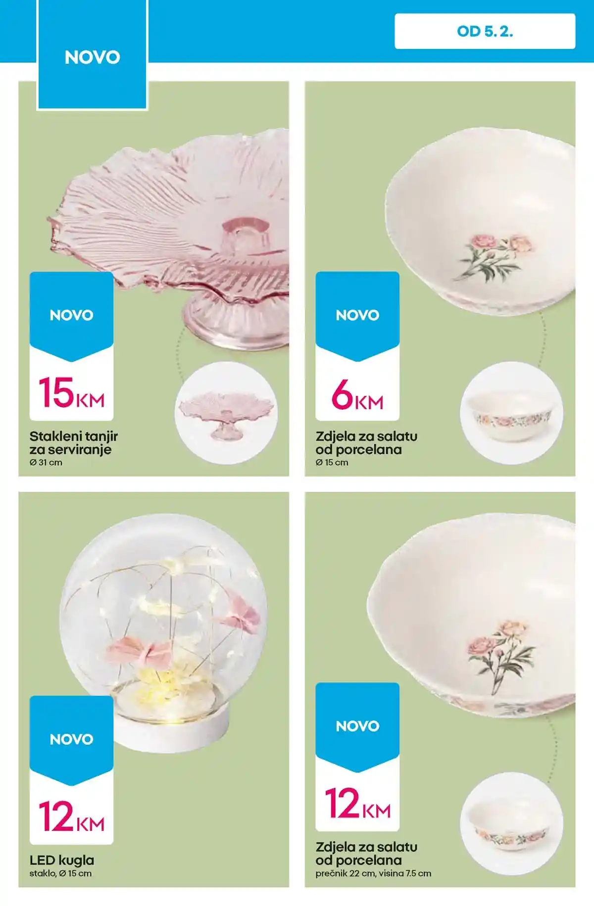 PEPCO Hitovi sedmice katalog strana 12 – sniženja kućnih proizvoda i dodataka za dom do 18. februara 2026