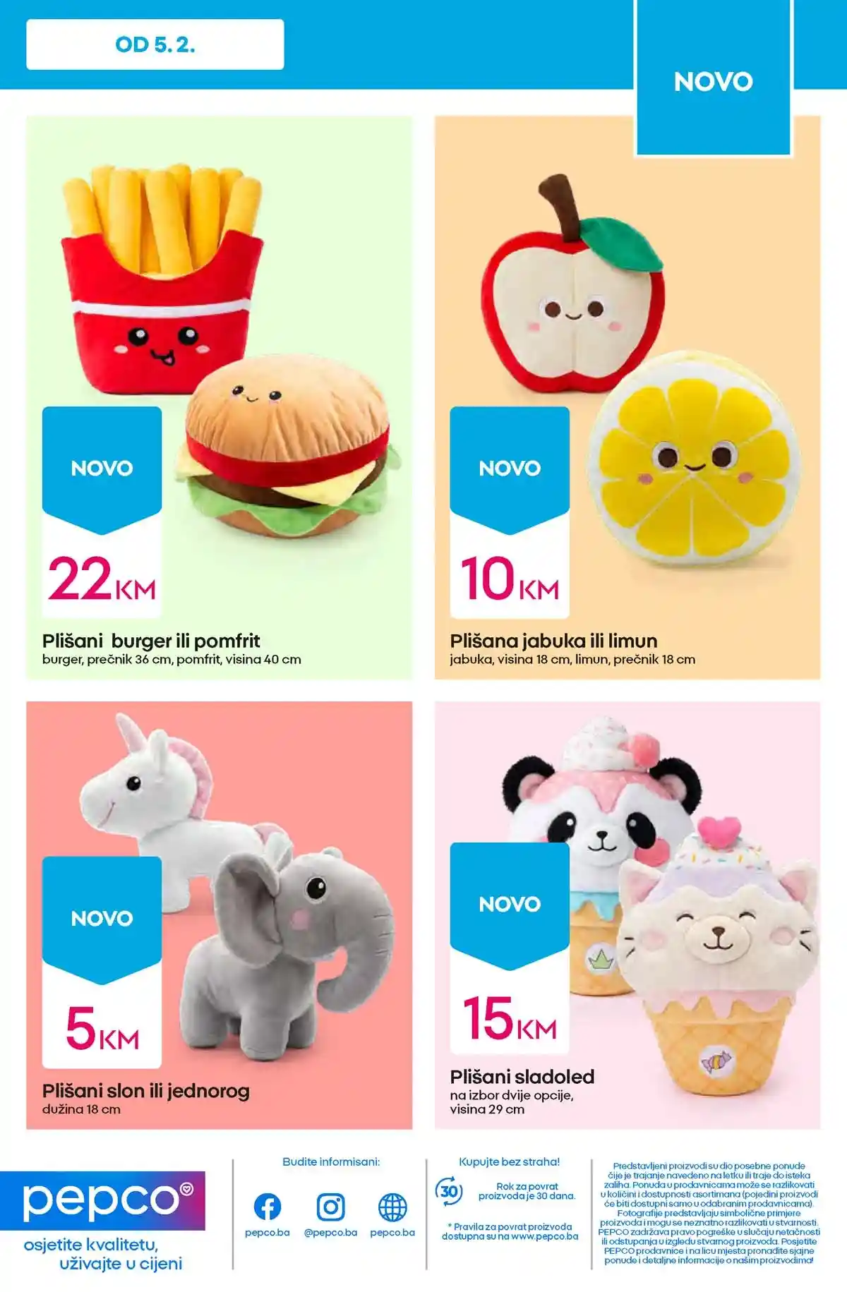 PEPCO katalog strana 17 – završna ponuda i sniženja proizvoda za dom i porodicu