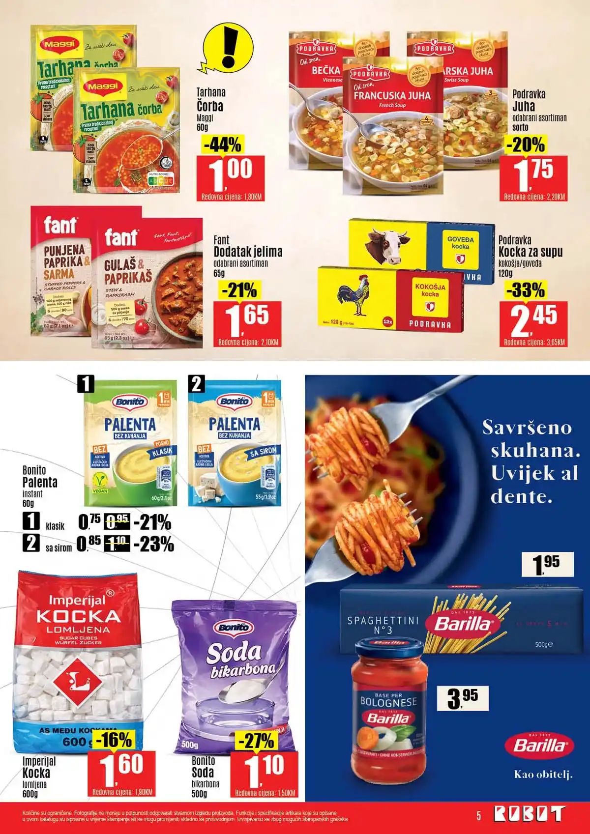 Robot katalog sniženja do 41 posto prehrambeni proizvodi april 2026 strana 5