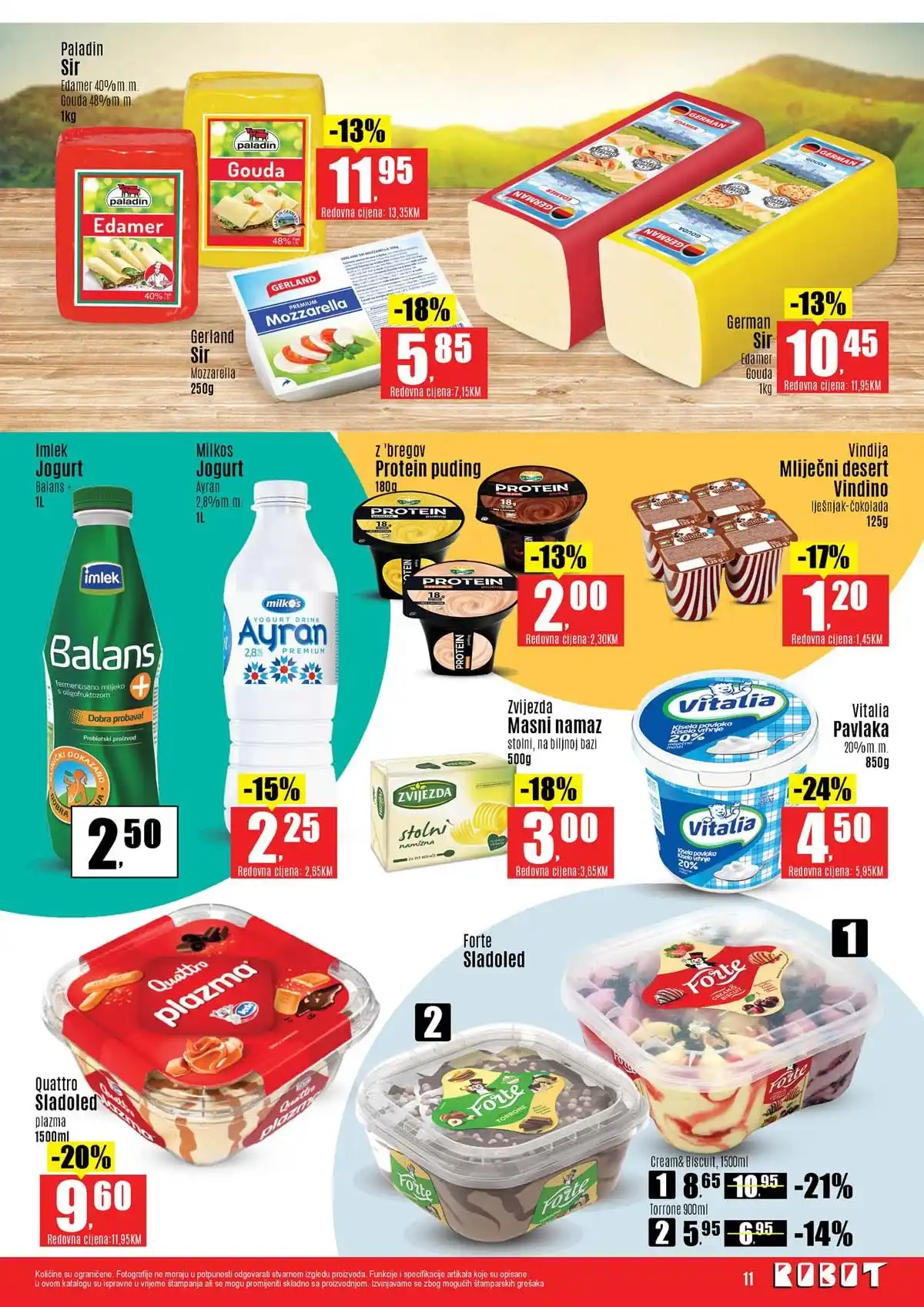Robot katalog sniženja do 41 posto prehrambeni proizvodi april 2026 strana 11