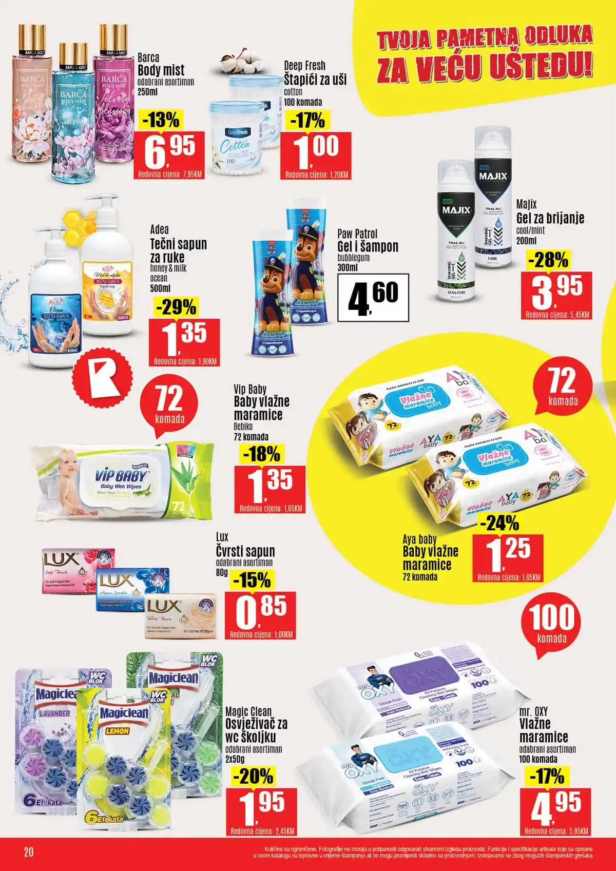 Robot katalog sniženja do 41 posto prehrambeni proizvodi april 2026 strana 20