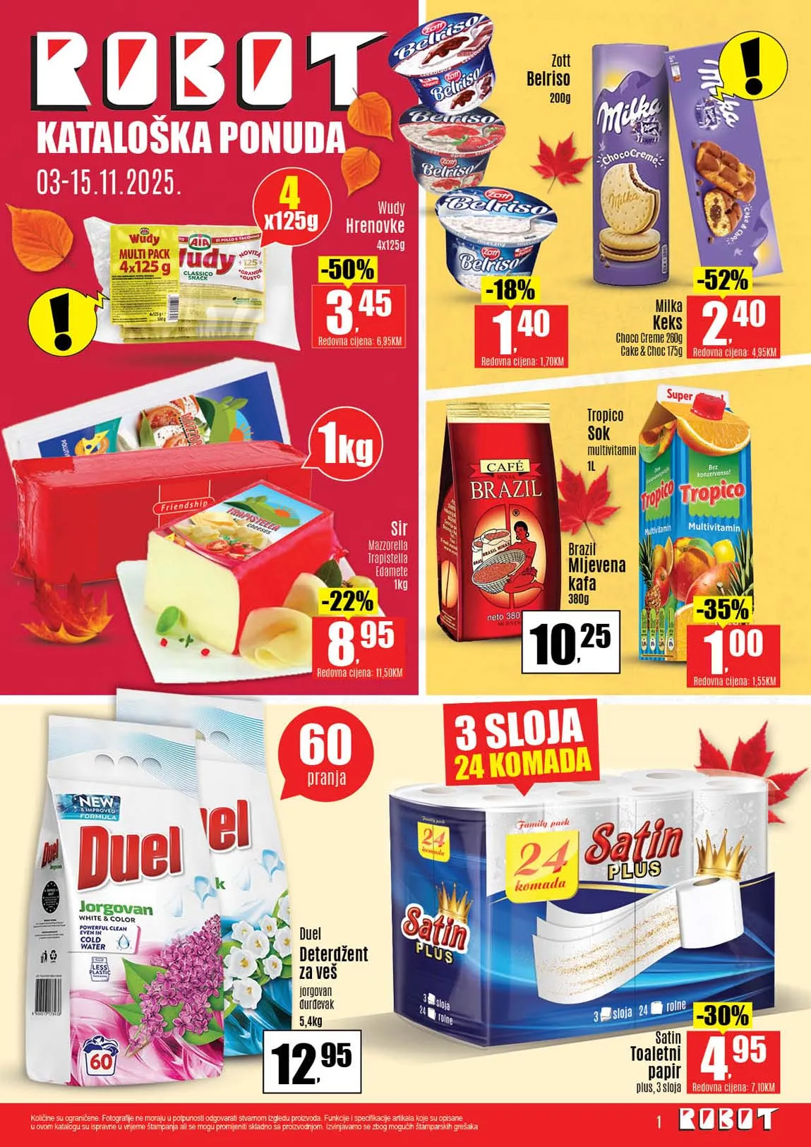 Robot komerc akcije i katalozi