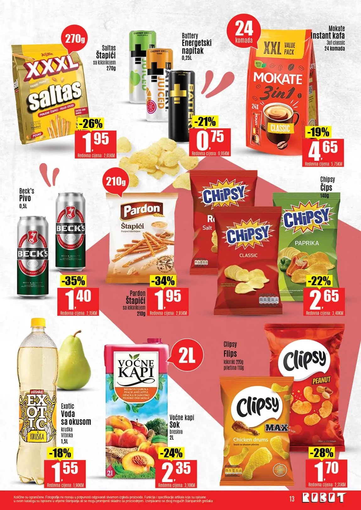 Robot komerc akcije i katalozi