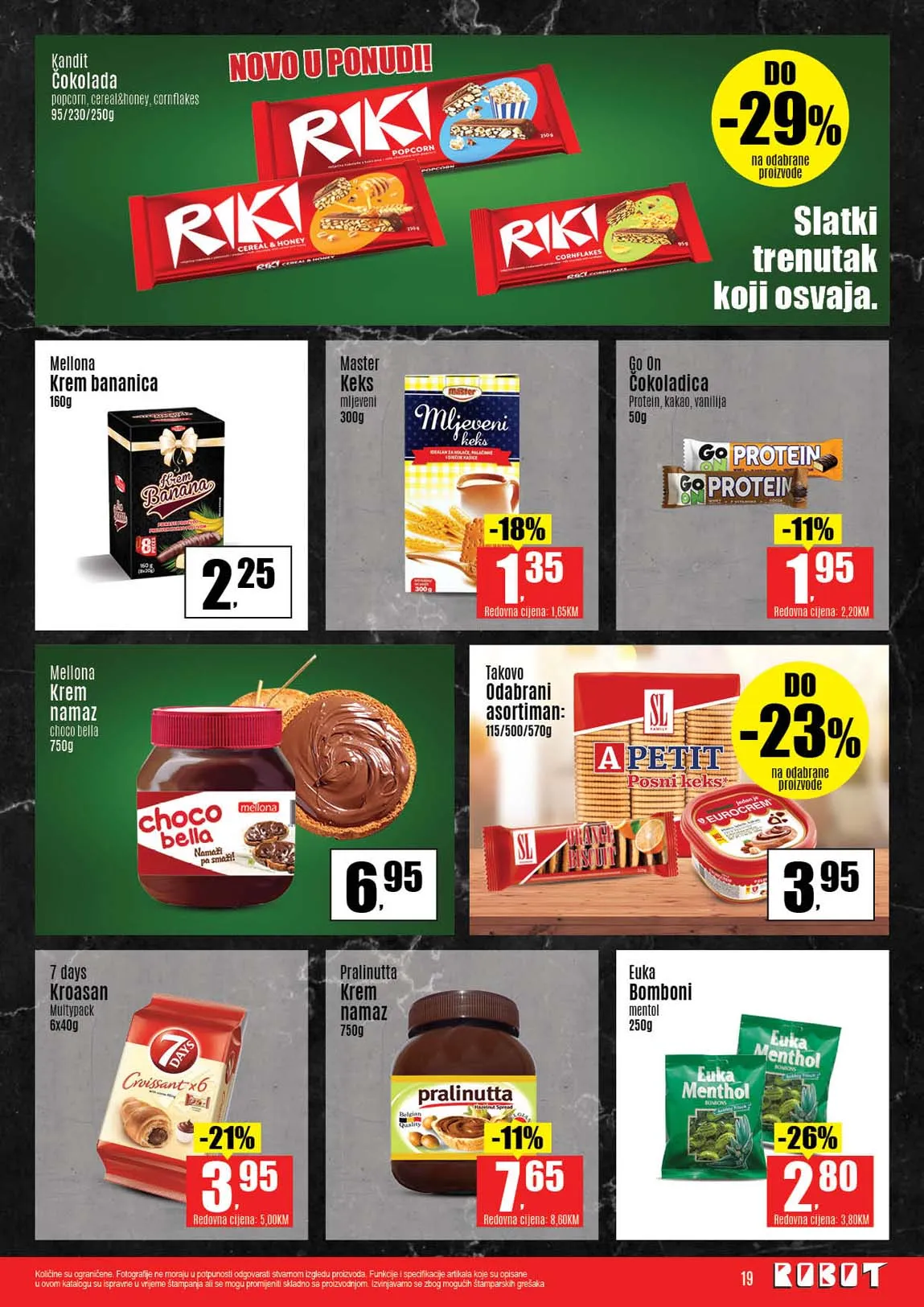 Robot komerc akcije i katalozi