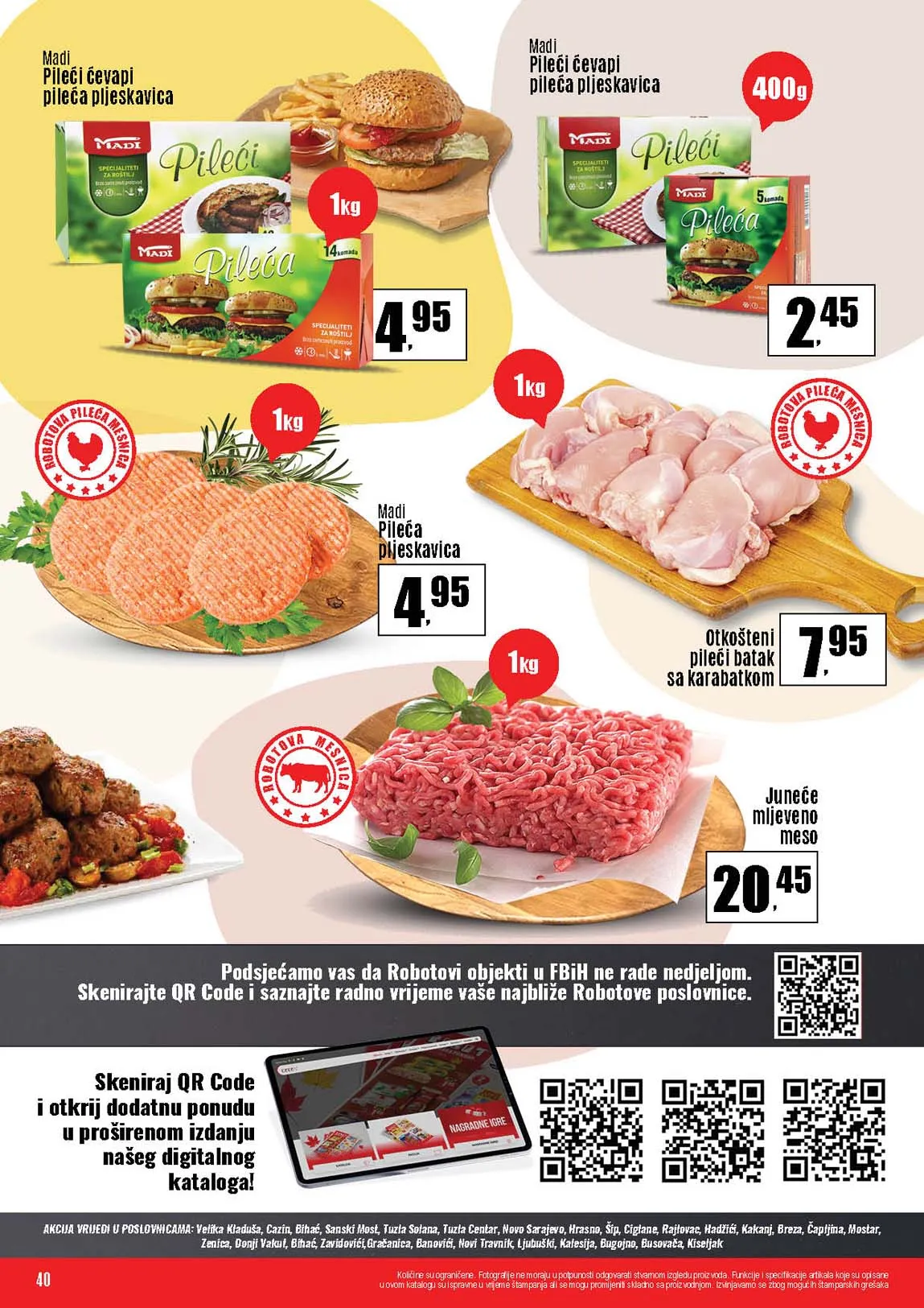 Robot komerc akcije i katalozi