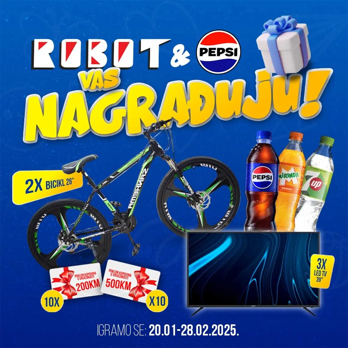 Robot - Pepsi Akcija Nagradna igra do 28.02.2025