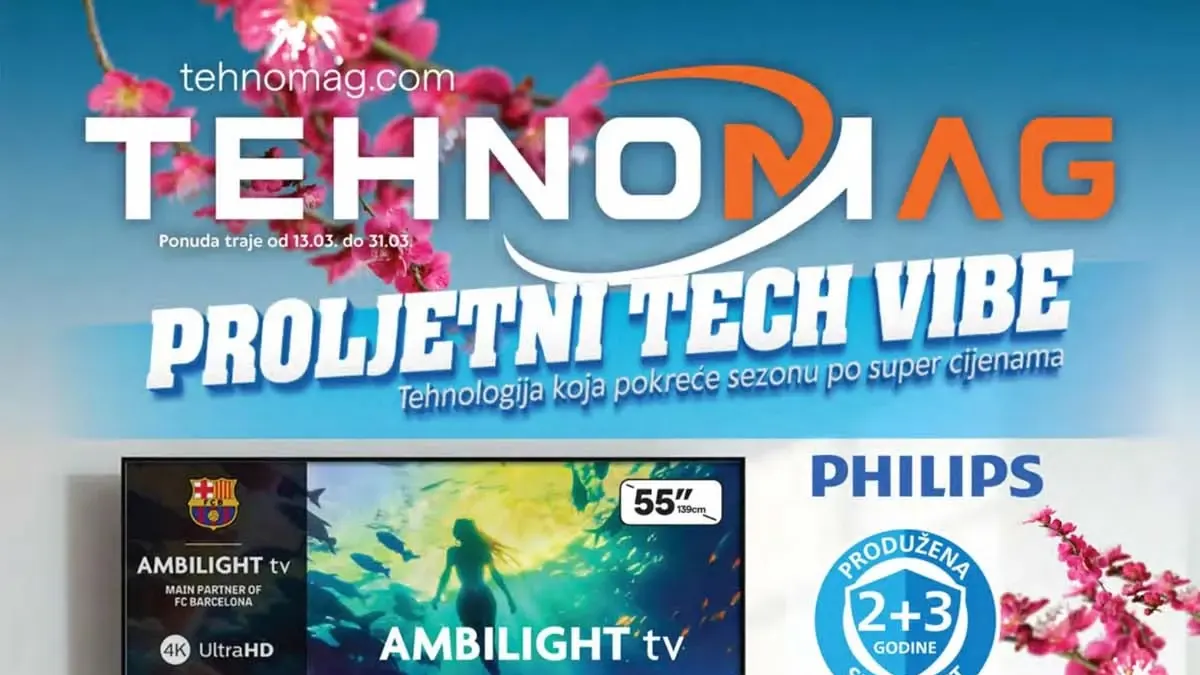 Tehnomag katalog sniženja na tehniku i kućanske uređaje do 31.03.2026