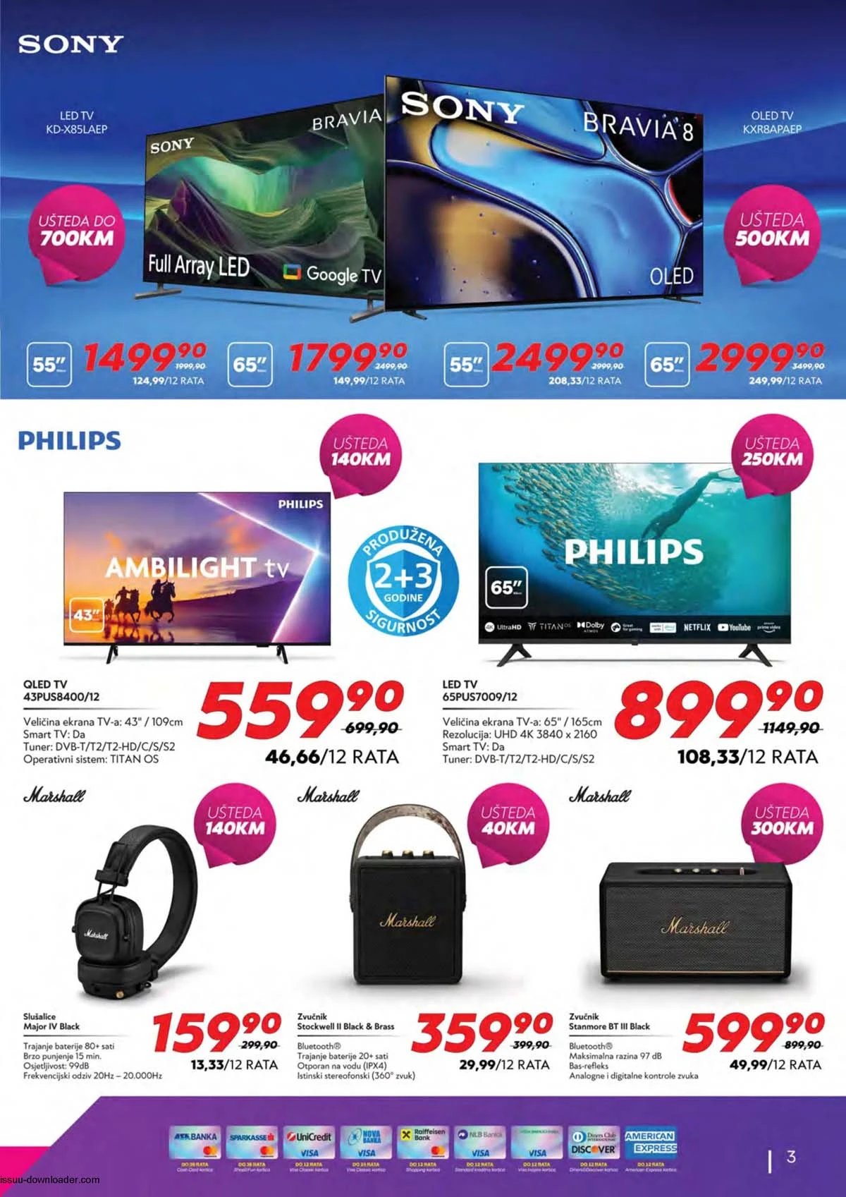 Tehnomag frižideri, zamrzivači i bijela tehnika na sniženju – katalog do 31. marta 2026, strana 3