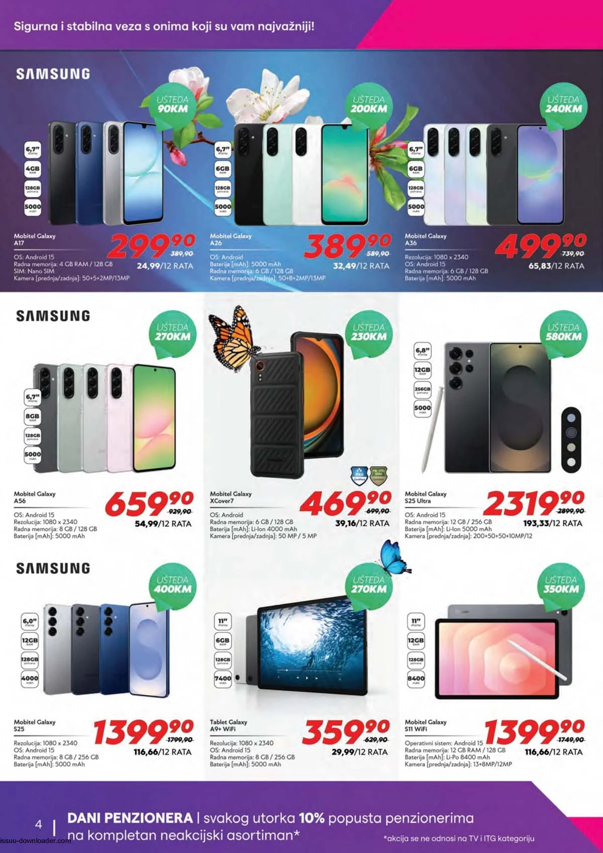 Tehnomag veš mašine, sušilice i kućanski aparati na akciji – katalog do 31. marta 2026, strana 4