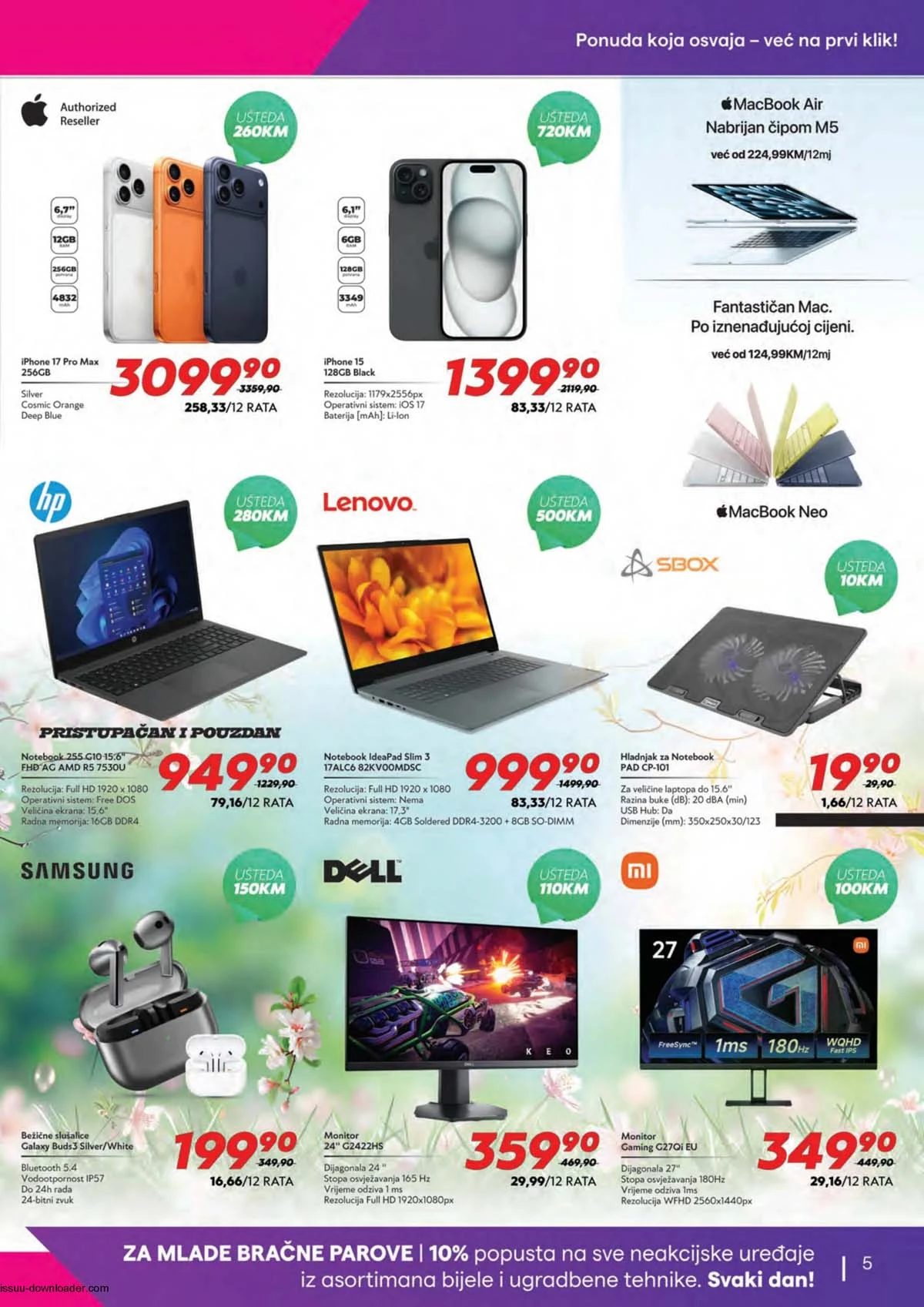 Tehnomag mali kućni aparati i kuhinjski uređaji na sniženju – katalog do 31. marta 2026, strana 5