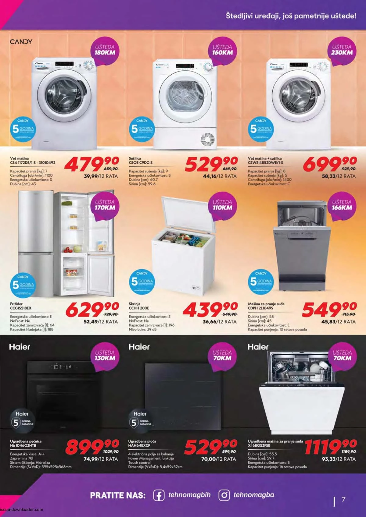 Tehnomag klima uređaji i grijanje na sniženju – katalog do 31. marta 2026, strana 7