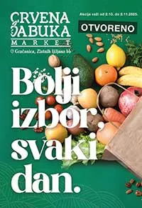 Crvena jabuka Akcija Katalog za Gračanica sniženja do 02.11.2025