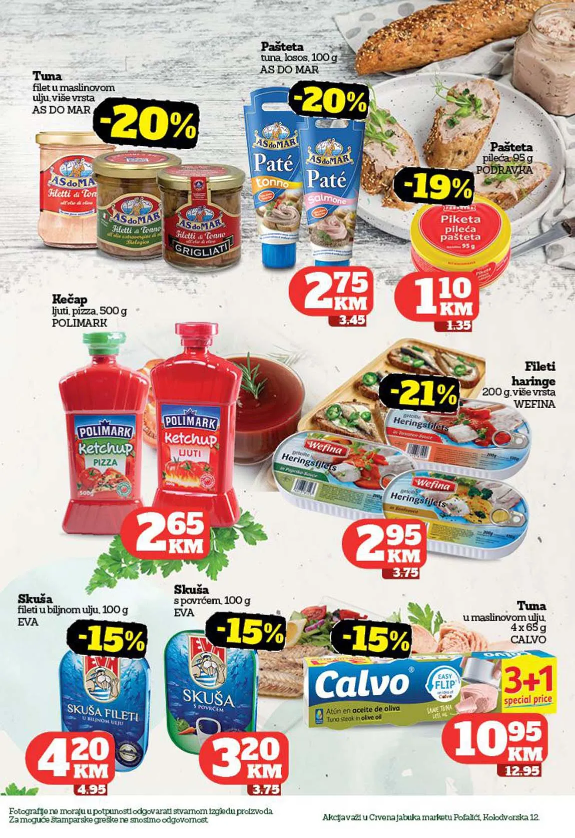 Crvena jabuka akcija snizenja Pofalići