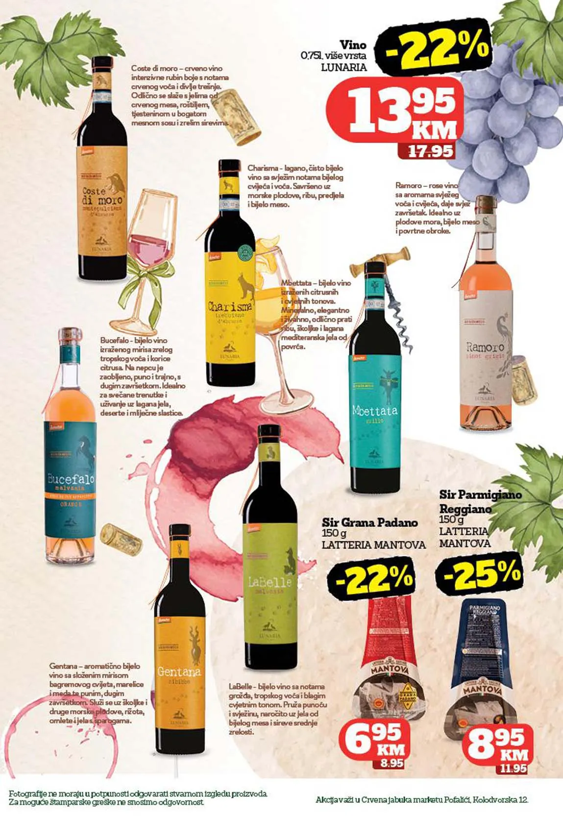 Crvena jabuka akcija snizenja Pofalići