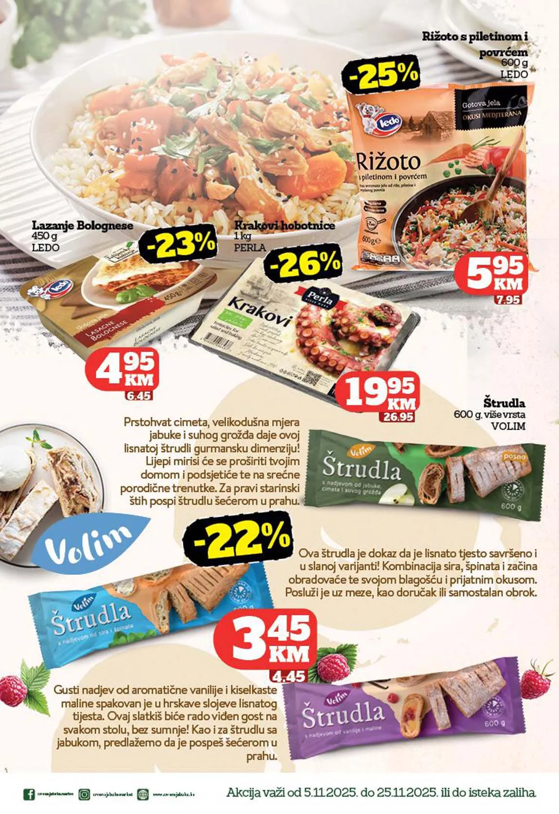 Crvena jabuka akcija snizenja Pofalići