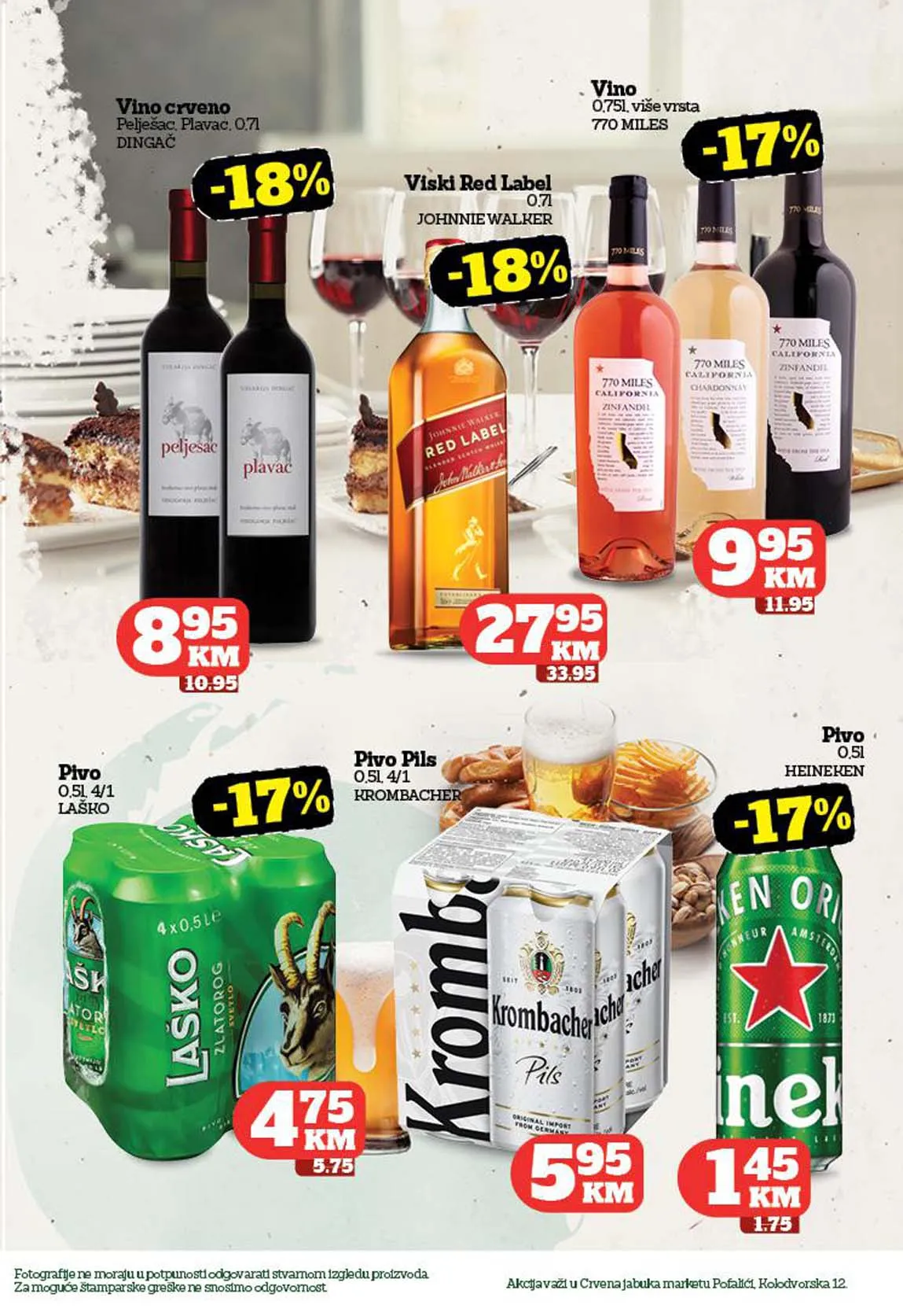 Crvena jabuka akcija snizenja Pofalići