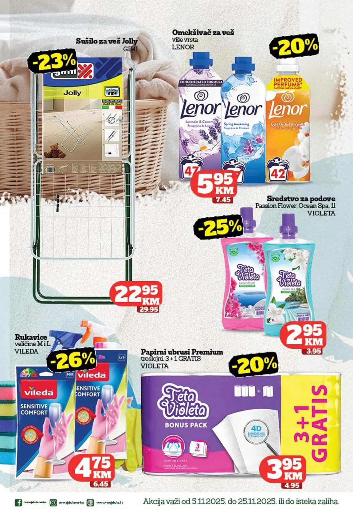 Crvena jabuka akcija snizenja Pofalići