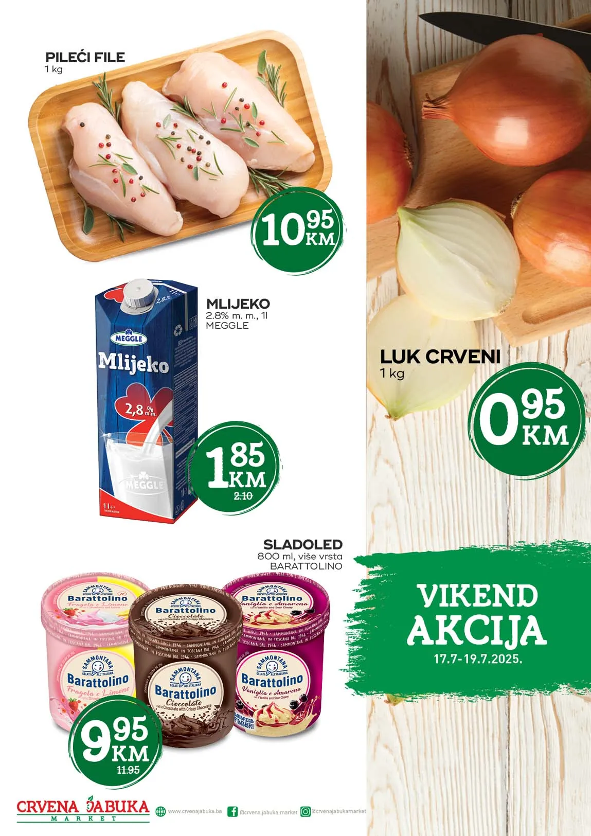 Crvena jabuka Vikend akcija Sniženja do 19.07.2025