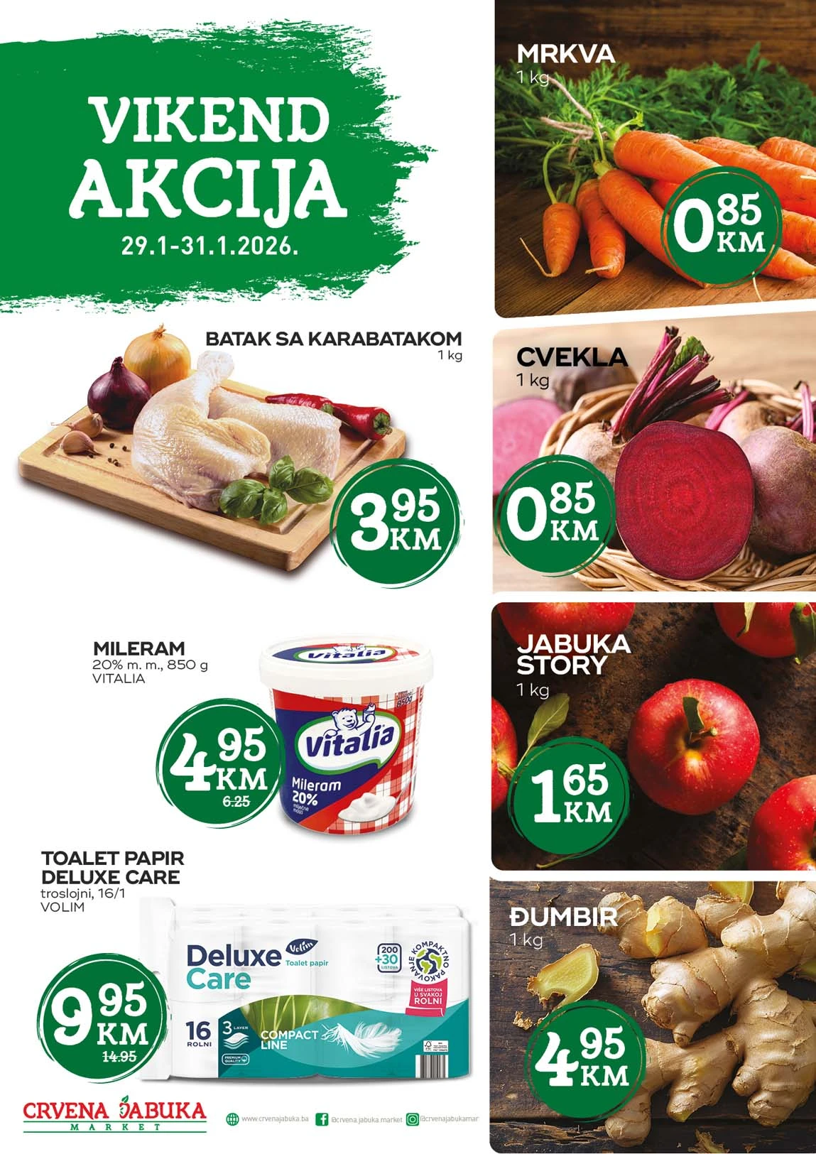 Crvena jabuka Vikend akcija Crvena jabuka Vikend akcija