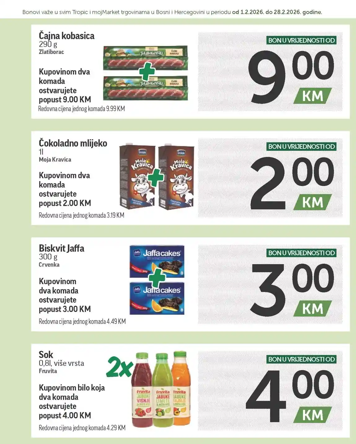 katalog bonbonjera Tropic i Moj market snizenja